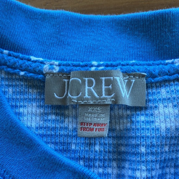 J Crew blue pjs - size xxs - Picture 3 of 7